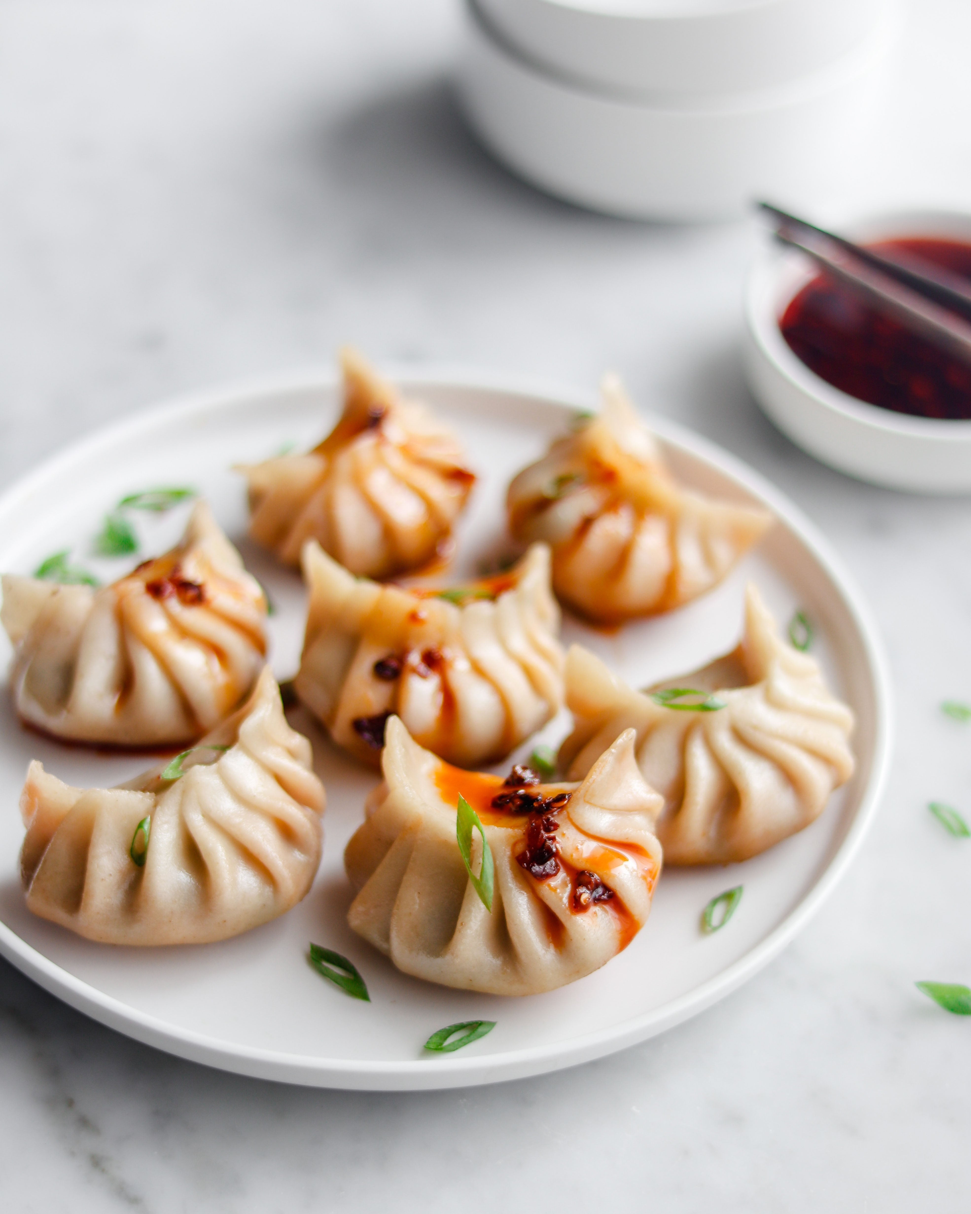 Delicious Kimchi Dumplings