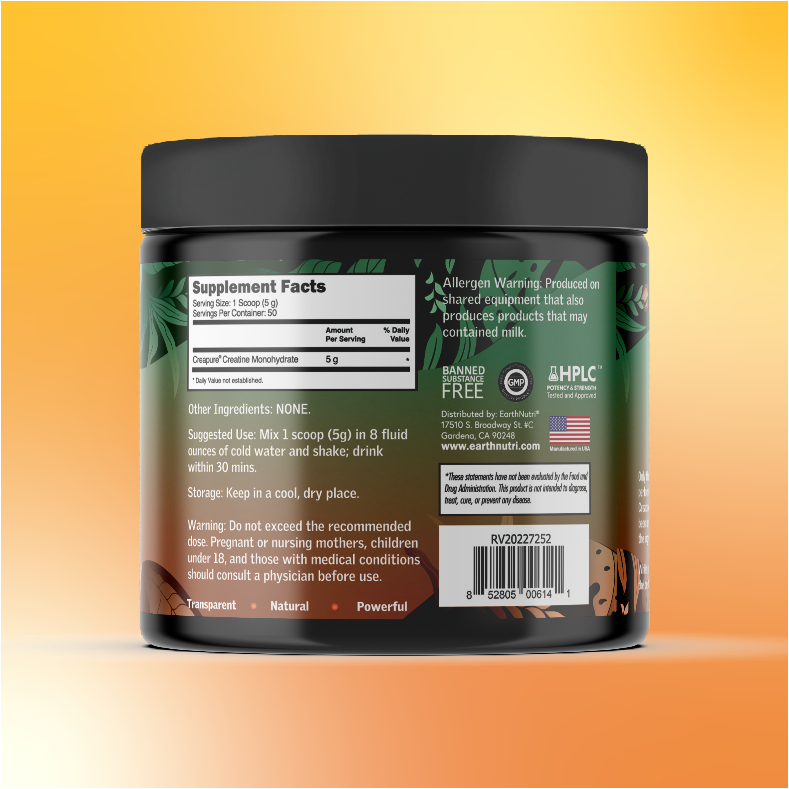 由 Creapure® 制成的纯肌酸