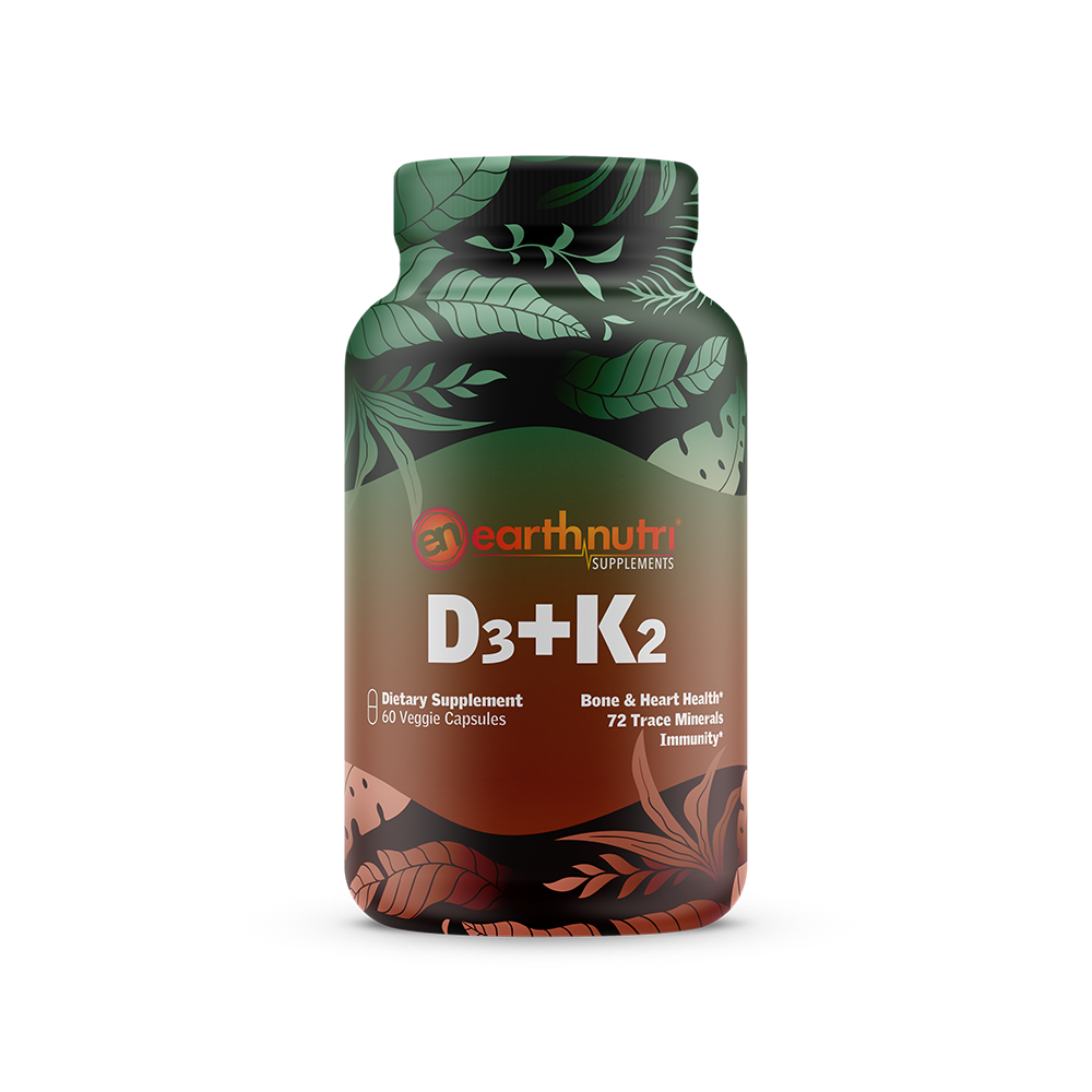 Vitamin D3, K2 Supplement, 72 Trace Minerals