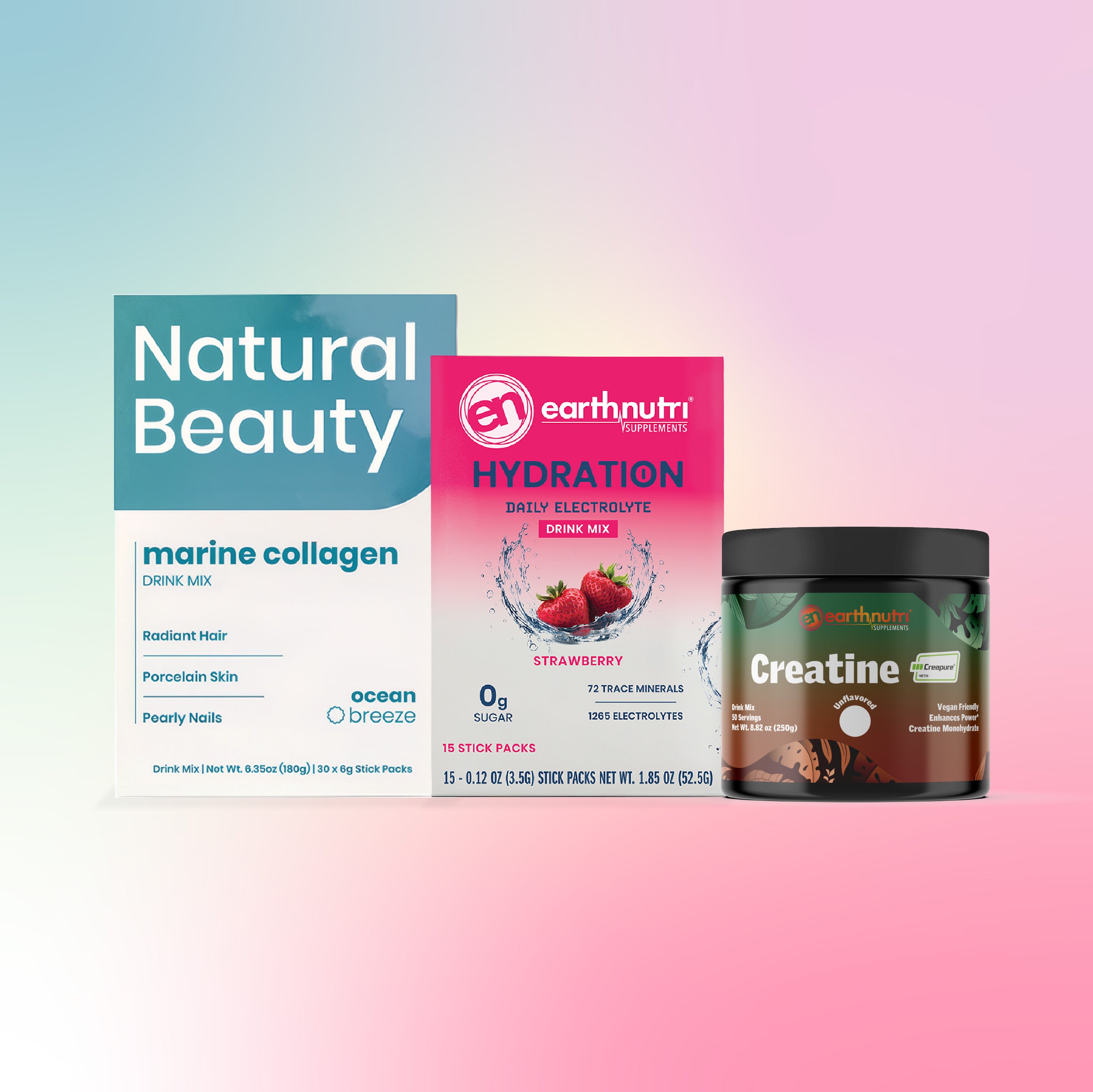 Mother's Day Wellness Bundle – Creatine, Natural Beauty & Hydration
