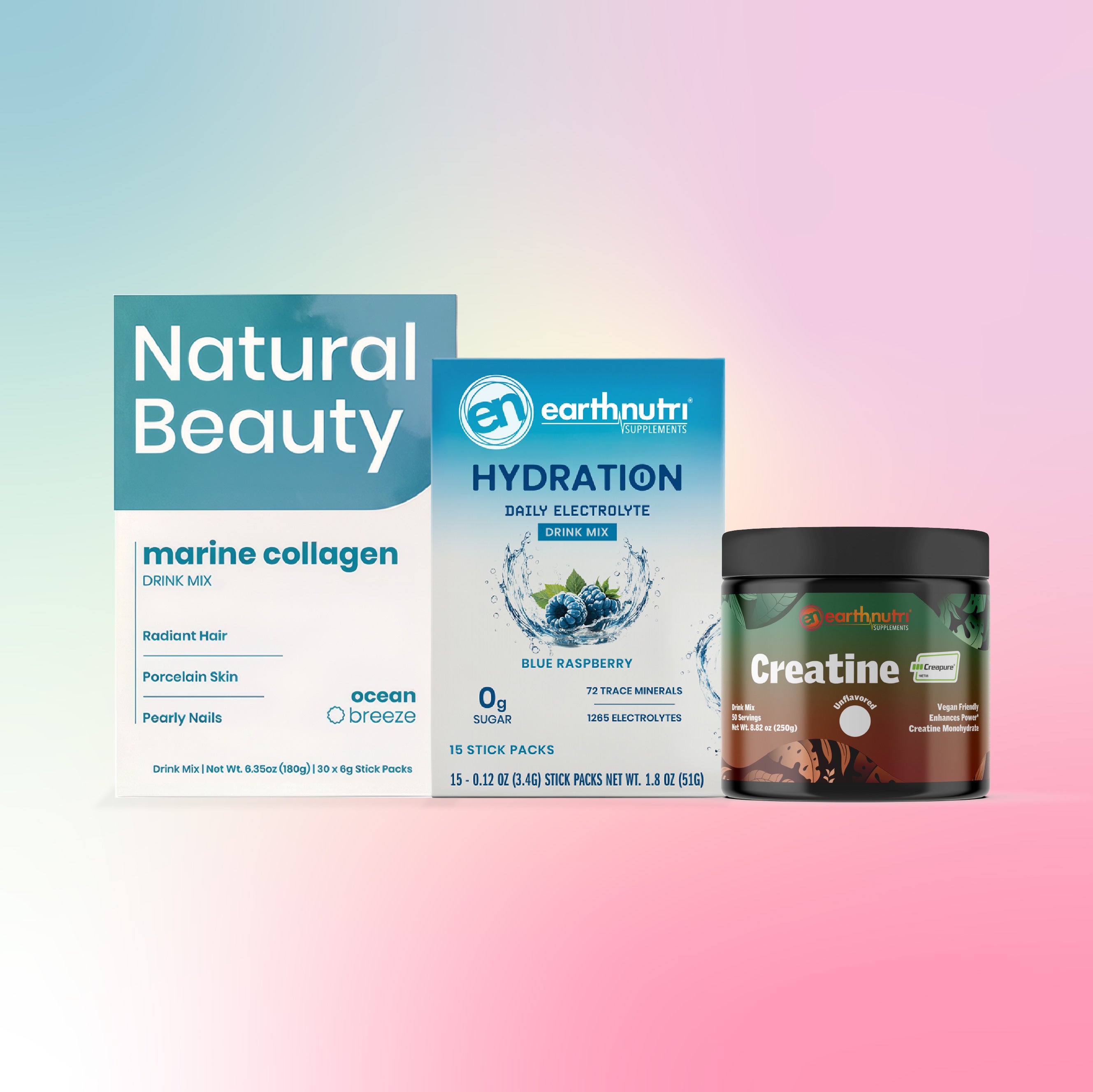 Mother's Day Wellness Bundle – Creatine, Natural Beauty & Hydration