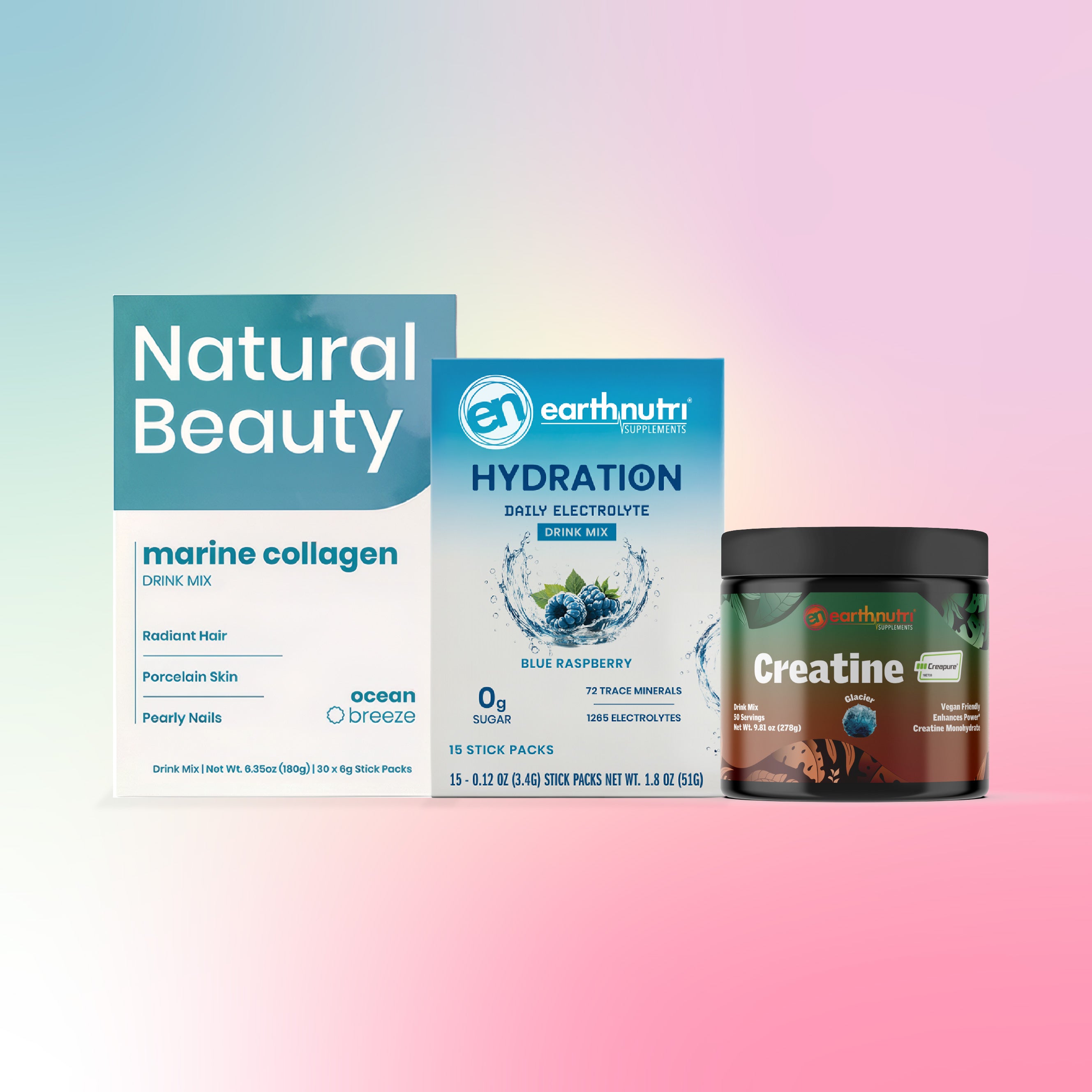 Mother's Day Wellness Bundle – Creatine, Natural Beauty & Hydration
