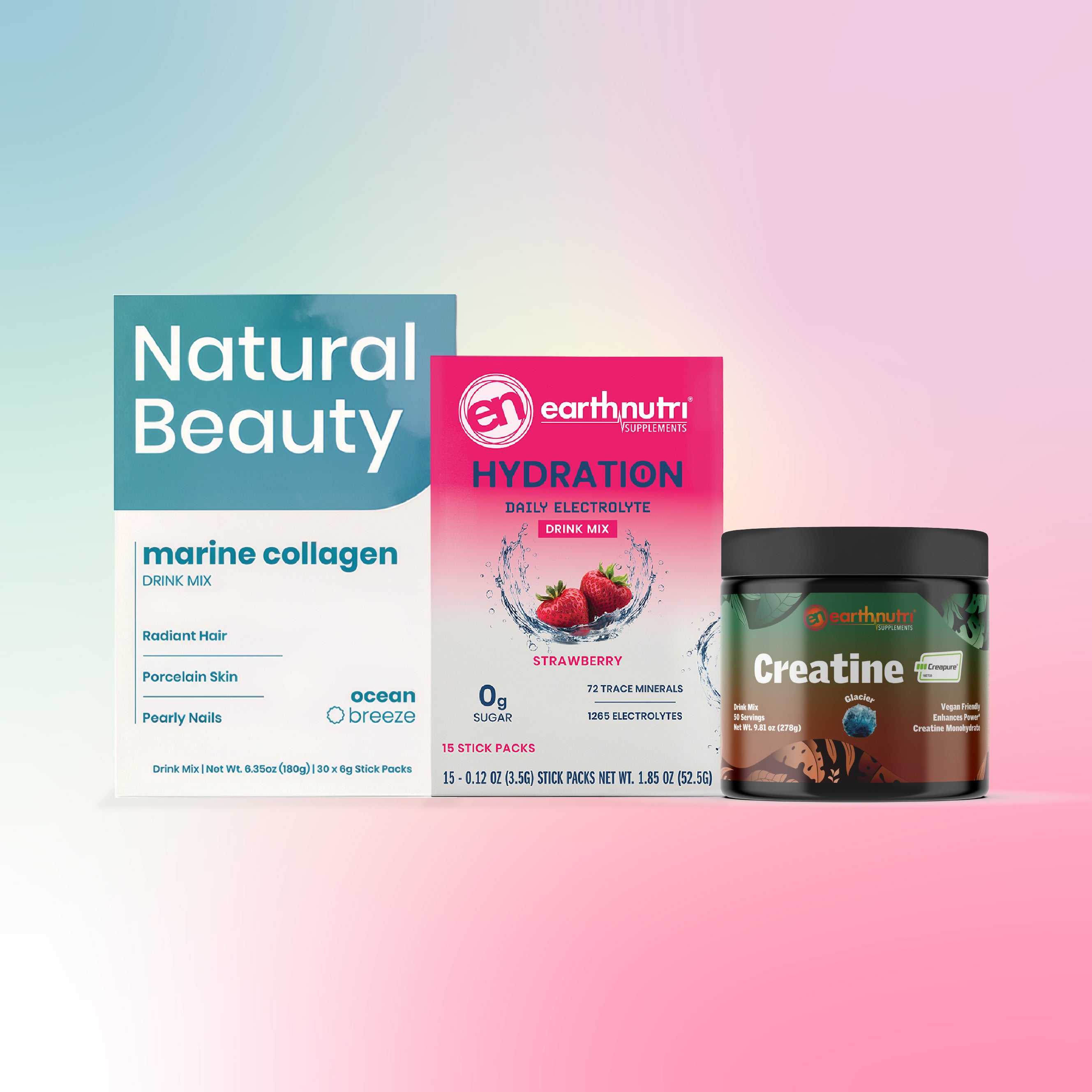 Mother's Day Wellness Bundle – Creatine, Natural Beauty & Hydration