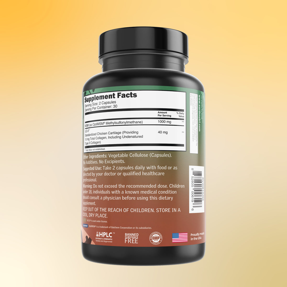 UC-II® + OptiMSM® for Bone Health & Flexibility