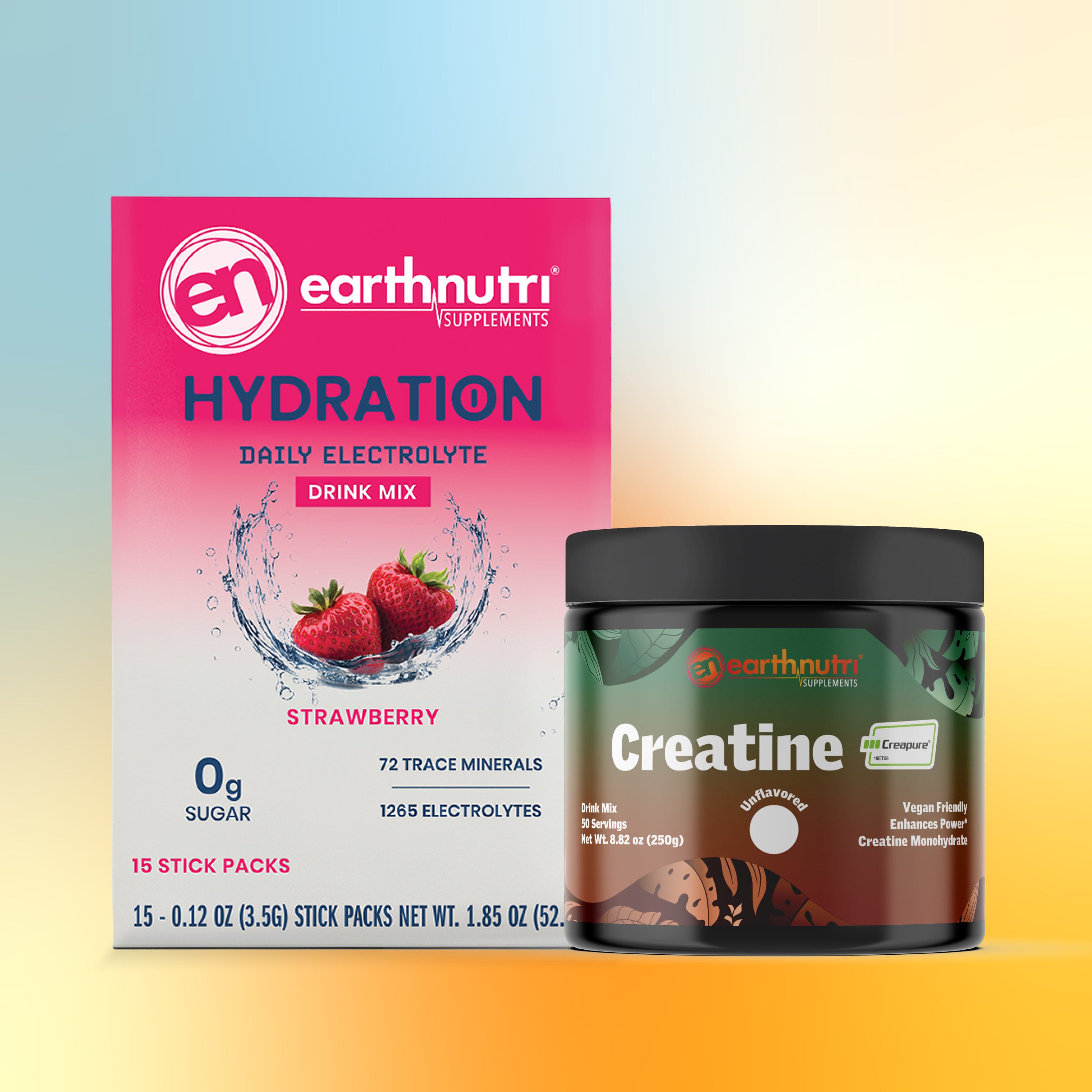 Creatine Unflavored + Hydration Bundle