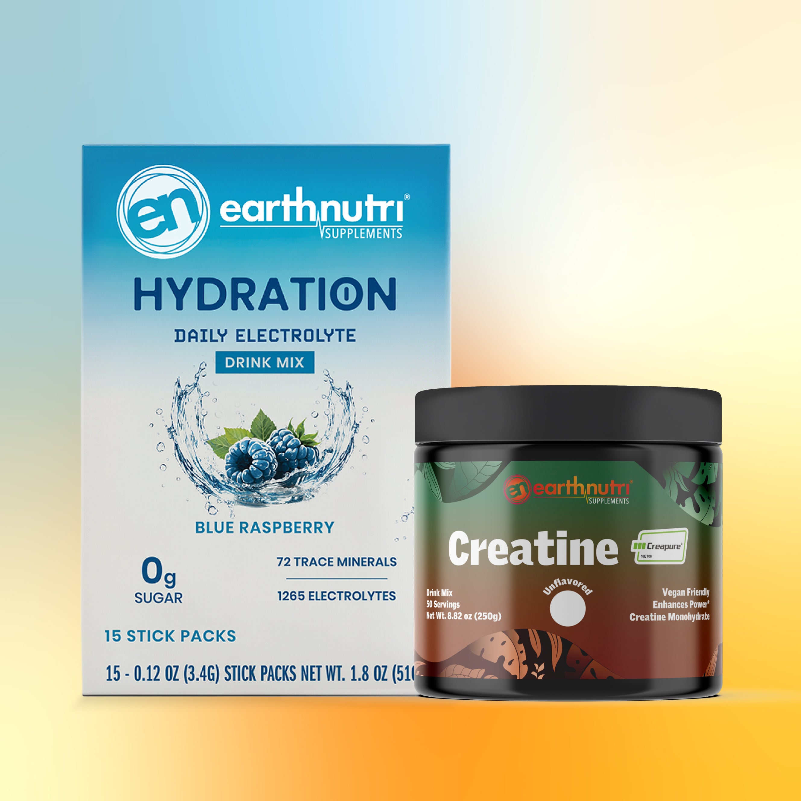Creatine Unflavored + Hydration Bundle