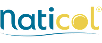 Naticol logo with blue and yellow colors