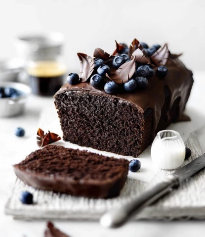 Gluten-Free Chocolate Blueberry Cake