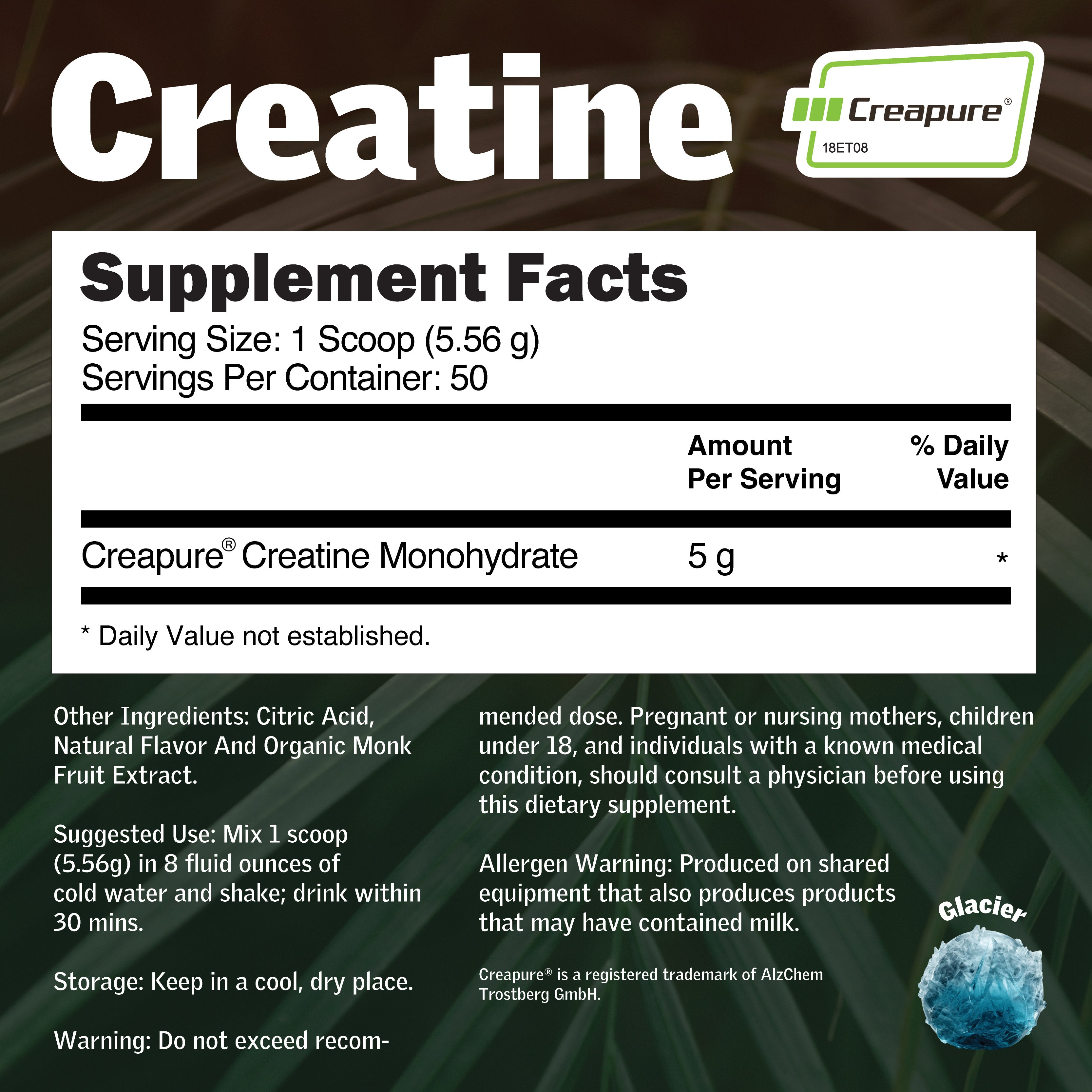 Pure Creatine made with Creapure®