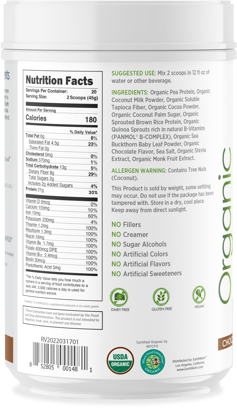 Organic Plant-Based Protein