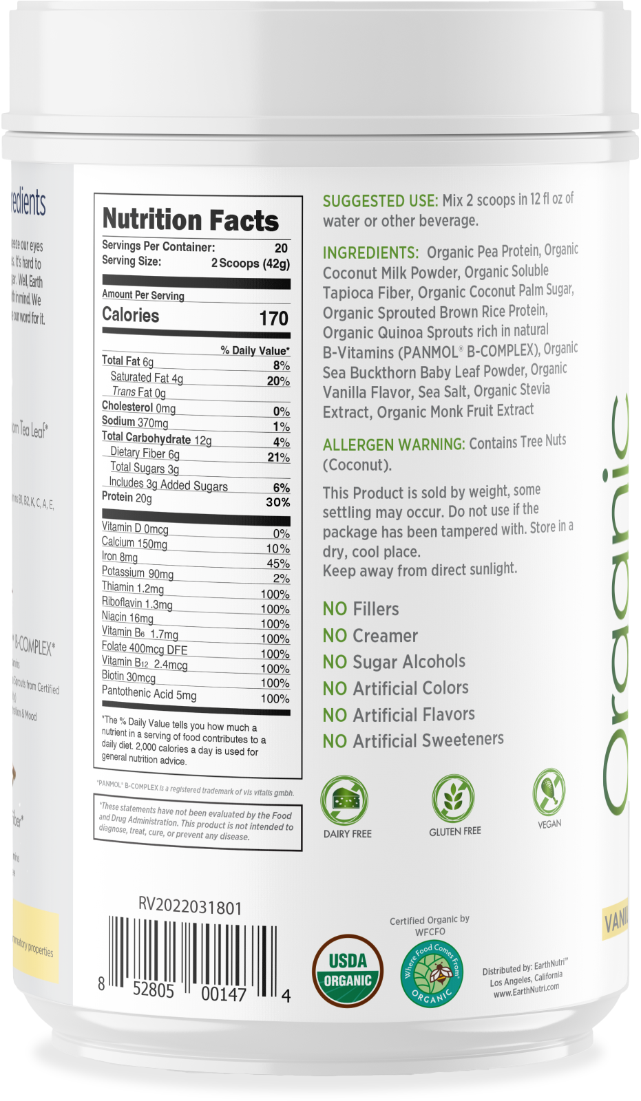 Organic Plant-Based Protein