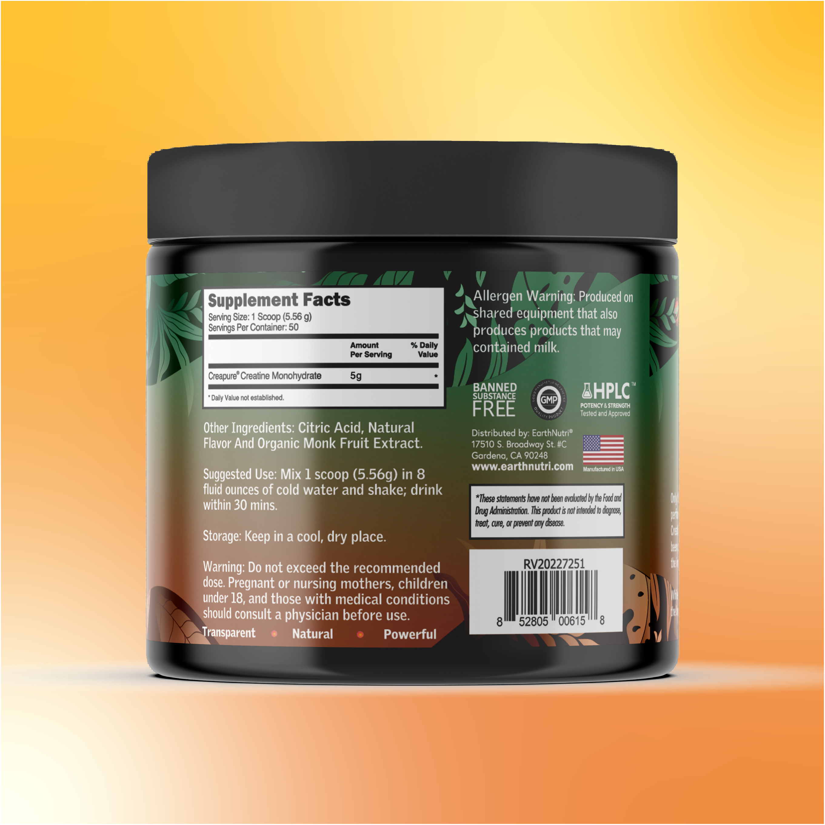 由 Creapure® 制成的纯肌酸