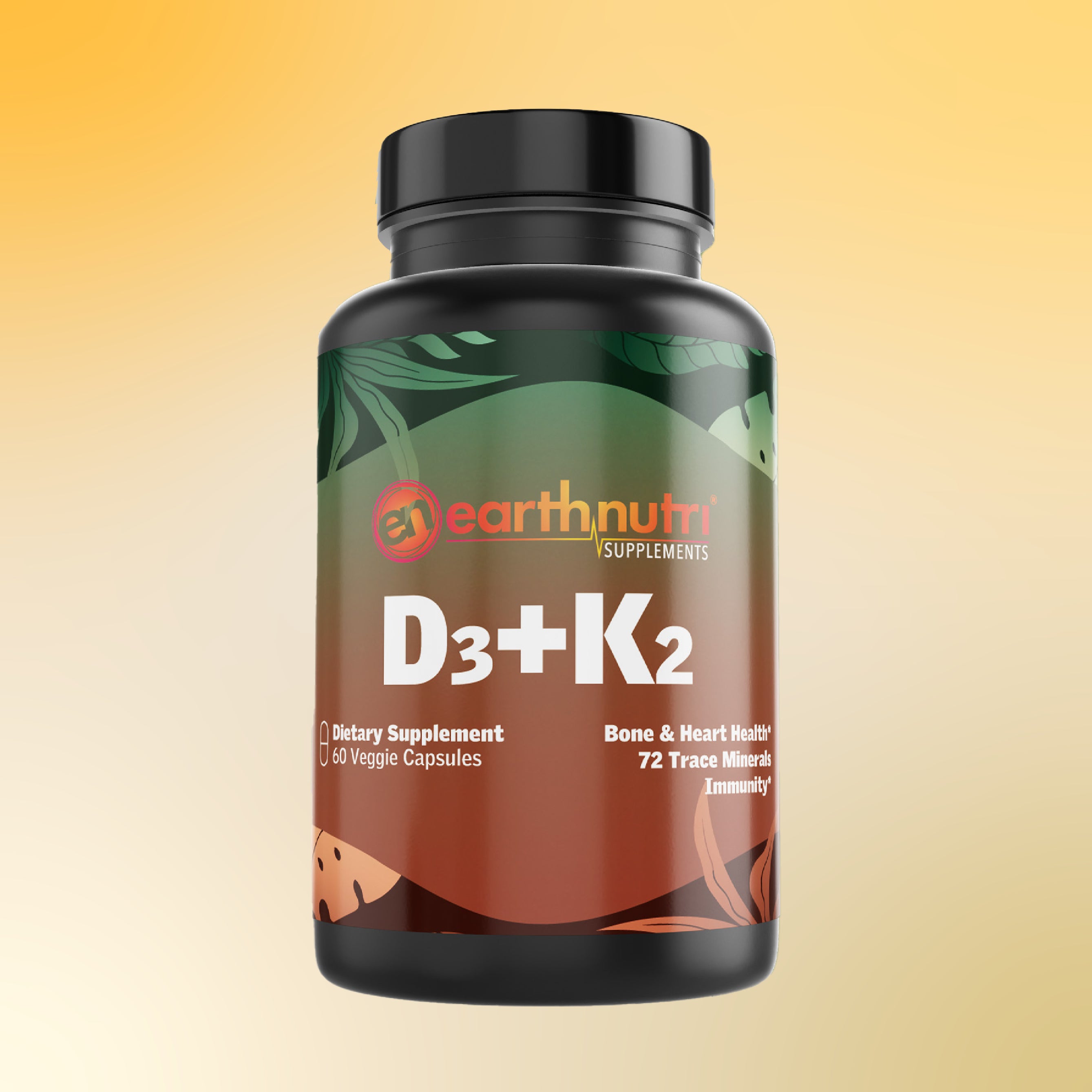 D3+K2 | 72 种微量矿物质 |素食主义者