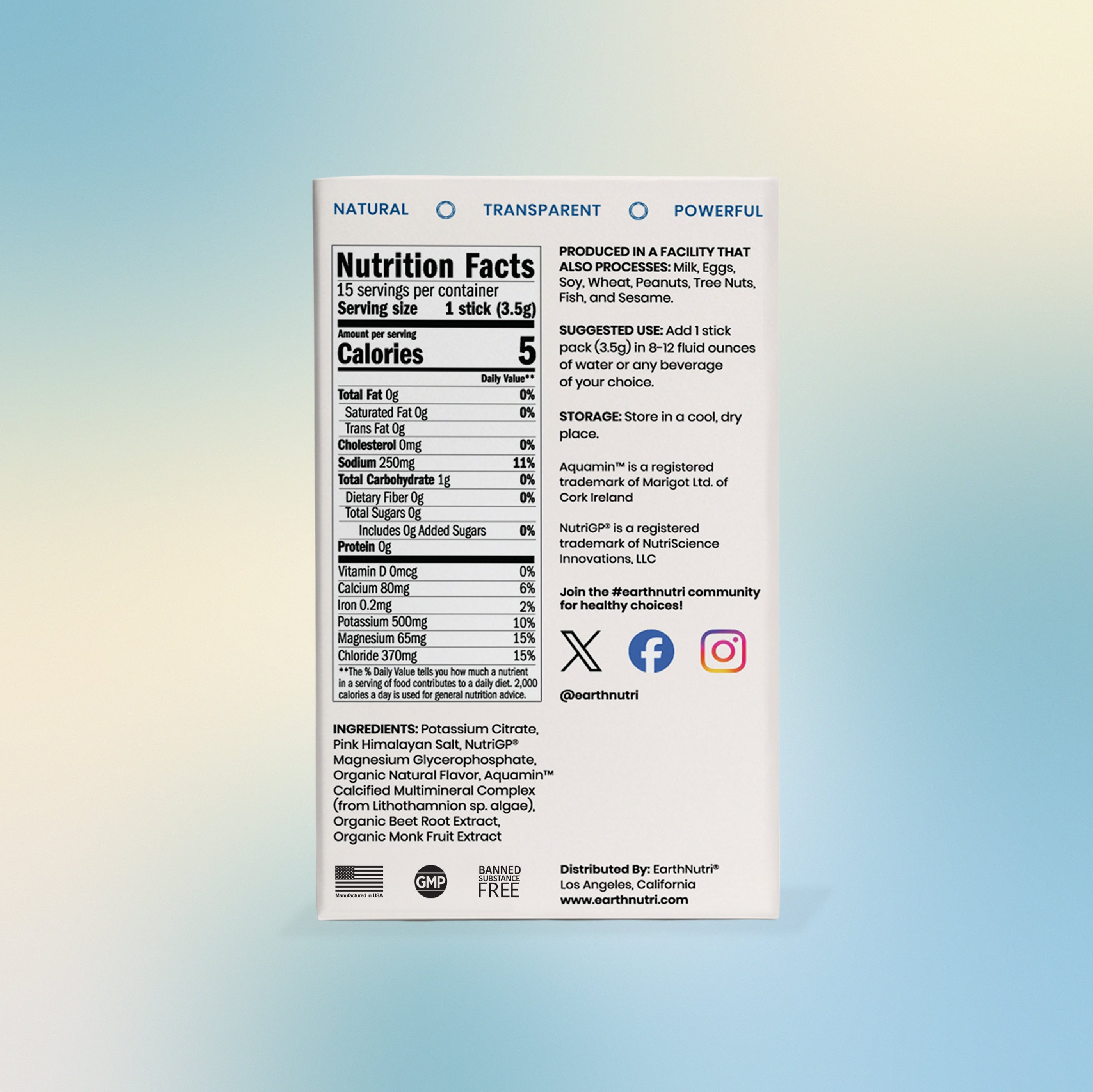 Hydration Daily Electrolyte Drink Mix