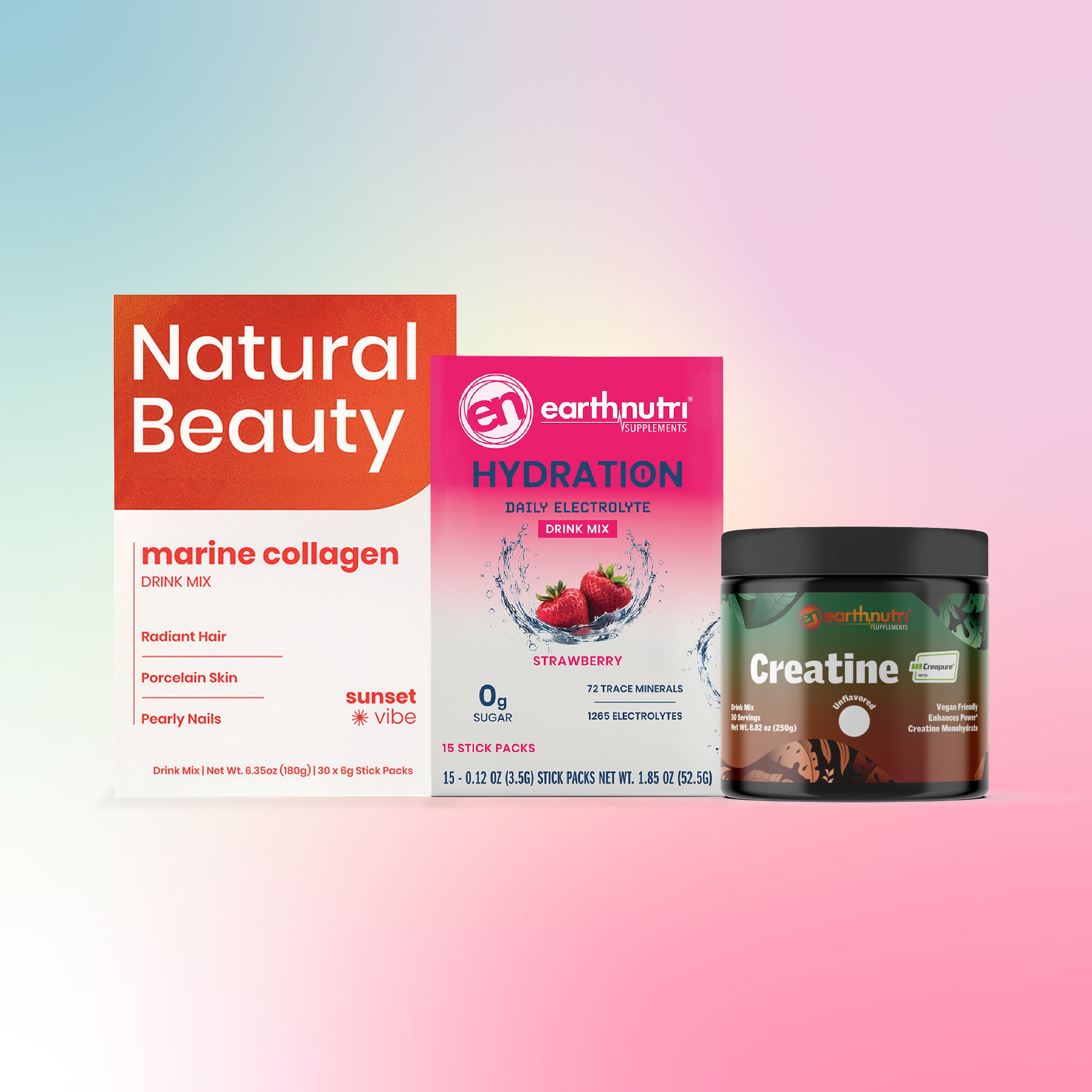 Mother's Day Wellness Bundle – Creatine, Natural Beauty & Hydration
