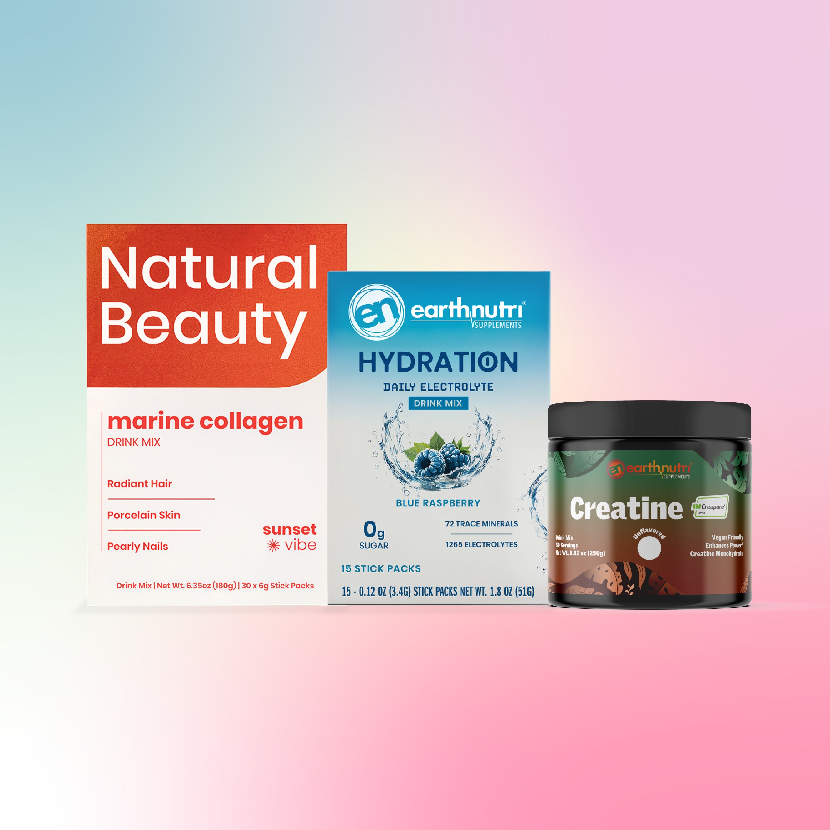 Mother's Day Wellness Bundle – Creatine, Natural Beauty & Hydration
