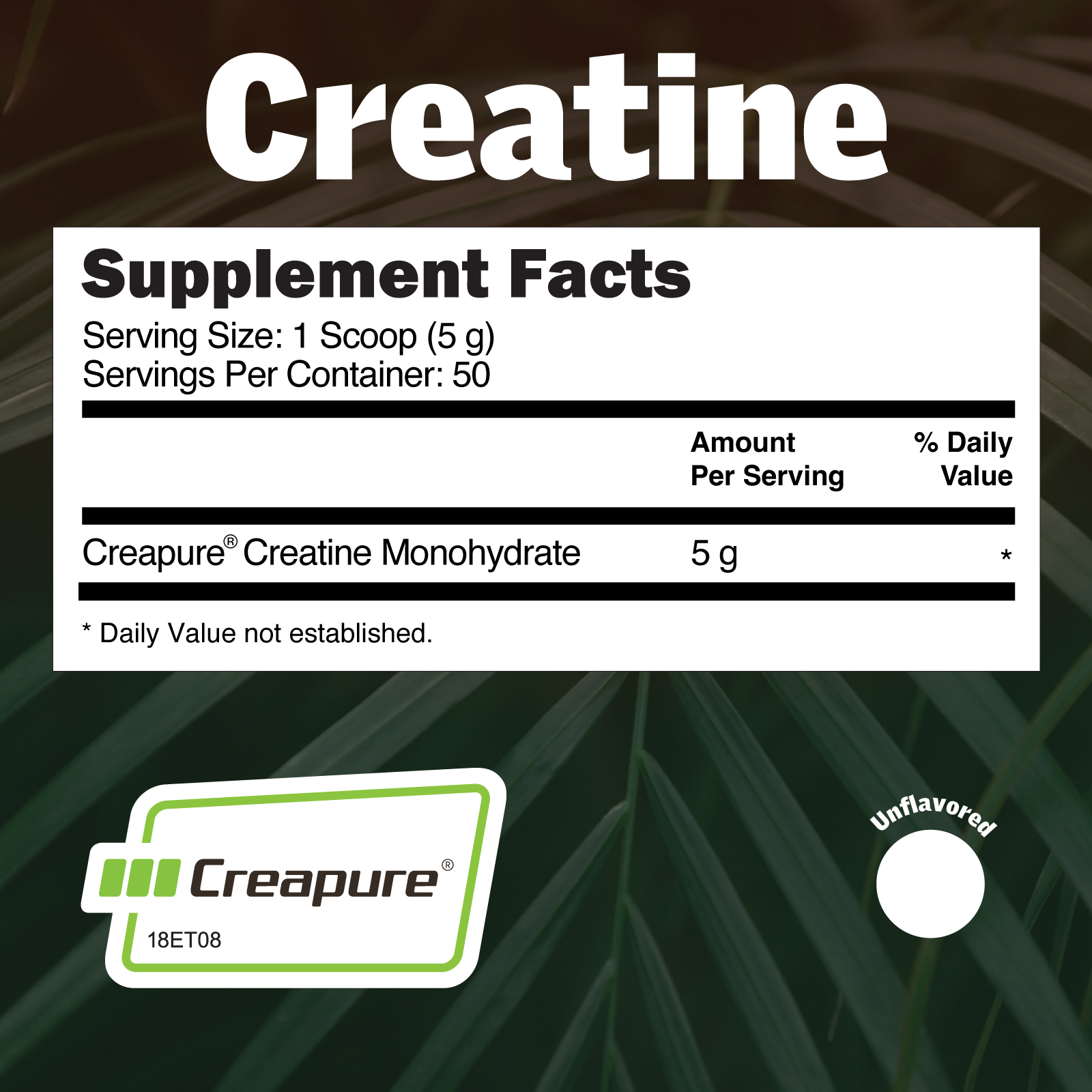 Pure Creatine made with Creapure®