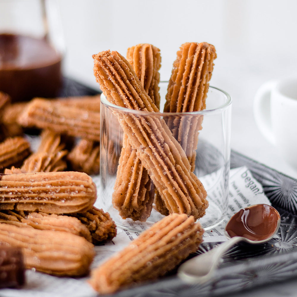 Baked Churros, made with earhtnutri gluten-free All purpose flour